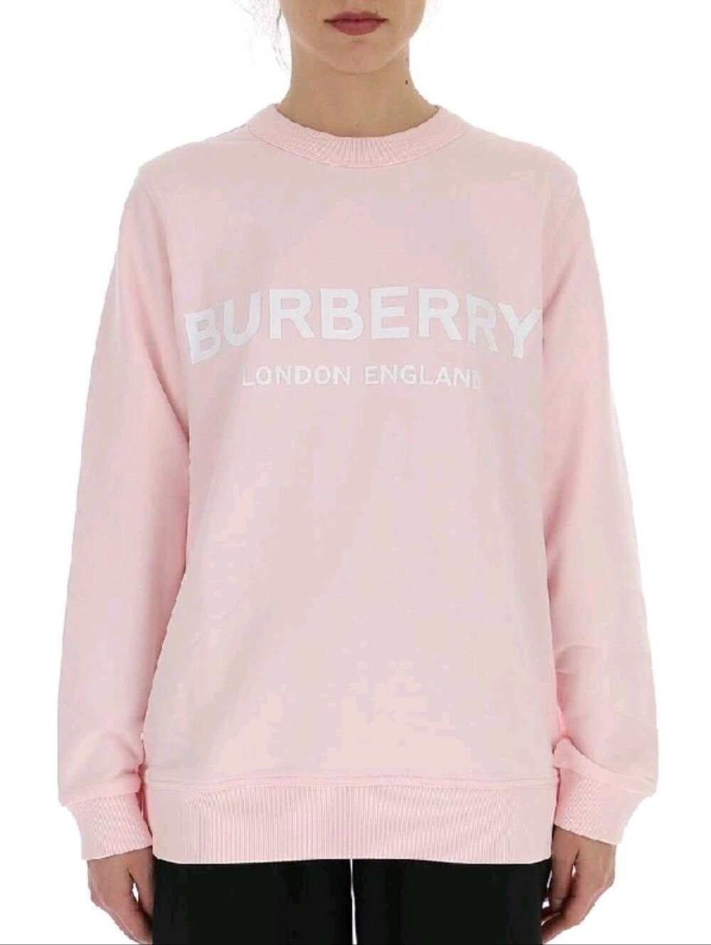 Burberry Lanslow Logo Sweatshirt Unisex Pink Small